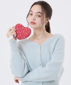 LeSportsac HEART WRISTLET/レッドミニハーツホワイト