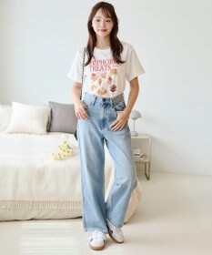 WEGO 【SMサイズ展開】グラフィックTシャツ
