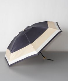 AURORA JILL STUART ジル スチュアート バイカラー柄 雨傘（折り畳みミニ傘）