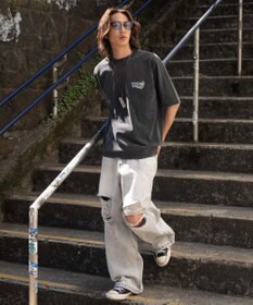 WEGO 【ユニセックス着用ITEM/MLサイズ展開】ブリーチヴィンテージグラフィックT（SS）