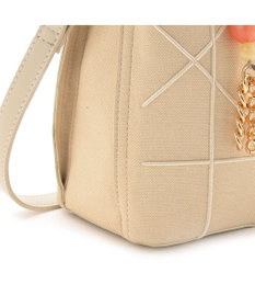 MioFIRANO カジュアルシッククロスラインハンドバッグ 2WAY チャーム付き　FIRANO フィラノ