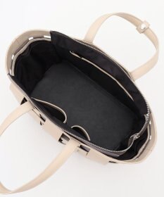 Y'SACCS 【リサイクルレザー】メッシュかごバッグ　large