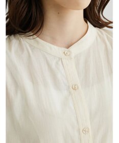 Green Parks ボリュームギャザーシャツワンピース