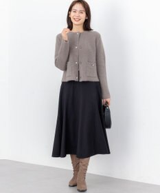 組曲 L 【加藤ローサさん着用】フラッフィーファーニット ジャケット