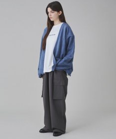 WEGO 【ユニセックス着用アITEM/２点SET】フェイクスウェードアンサンブルカーディガン