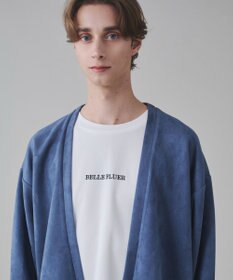 WEGO 【ユニセックス着用アITEM/２点SET】フェイクスウェードアンサンブルカーディガン