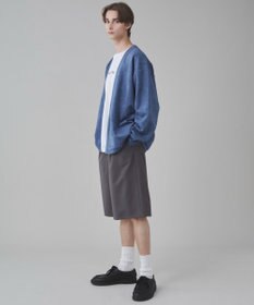 WEGO 【ユニセックス着用アITEM/２点SET】フェイクスウェードアンサンブルカーディガン