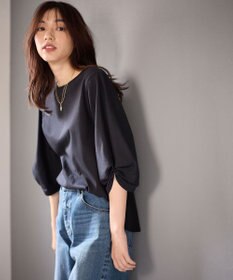 ANY L 【洗濯機可】シルケットスムースタックスリーブプルオーバー