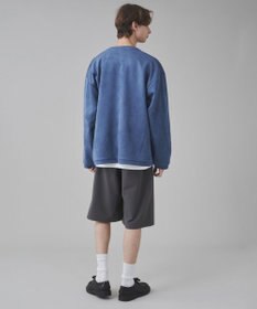 WEGO 【ユニセックス着用アITEM/２点SET】フェイクスウェードアンサンブルカーディガン