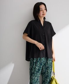 Green Parks 半袖シアースキッパーブラウス