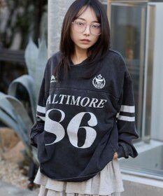 WEGO 【ユニセックス着用ITEM】ナンバリングT（長袖）