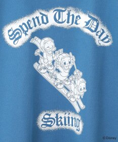 Green Parks ミッキー＆フレンズ／プリント裏毛プルオーバー