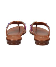 INTER-CHAUSSURES 【ITALIAN SHOEMAKERS】ビジューストラップフラワートングサンダル