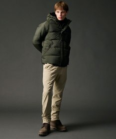 JOSEPH ABBOUD MOUNTAIN 【サステナブル/軽量/7ポケット/JAPANファブリック】ライトナイロンワッシャーアウトドア ダウンブルゾン