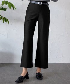 Tiaclasse 【日本製・新色追加・洗える・ストレッチ】エアシルキーワイドパンツ