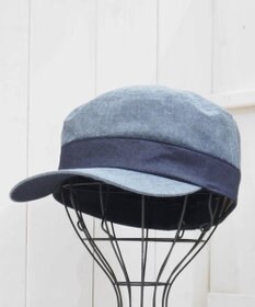 石田製帽 【UNISEX】備後デニム キャップ