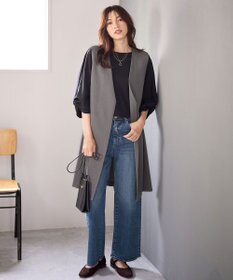 ANY L 【洗濯機可】シルケットスムースタックスリーブプルオーバー