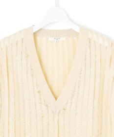 23区 【SLOW/一部店舗限定】フリンジニット ジレ