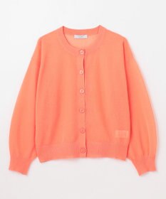 ANY L 【洗濯機可/アンチピリング/接触冷感】シアークルーネックカーディガン