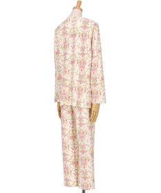 WACOAL パジャマ 長袖 長ズボン 綿100%(本体) ミントン レディース NDX541 /ワコール