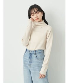 earth music&ecology ジャガードハイネックメローインナー