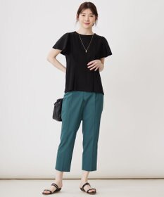 ANY SIS 【接触冷感】美人 フリルスリーブ カットソー