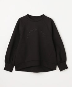 ANY L ロゴ刺繍ダンボールトレーナー