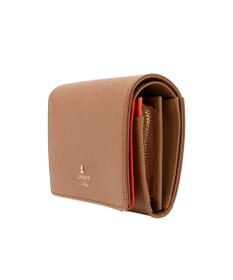 LANVIN en Bleu リュクサンブールカラー 二つ折り被せ財布