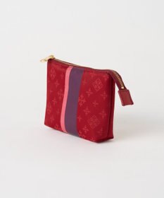 russet ラインプリントポーチ S(Z-227)