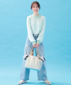 ANY 【洗濯機可】シャーリングデザインプルオーバー