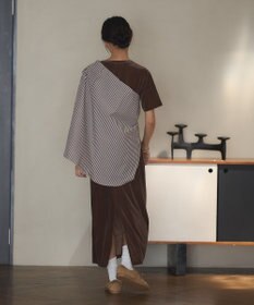 CRAFT STANDARD BOUTIQUE ベロアハーフスリーブワンピース