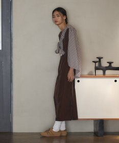 CRAFT STANDARD BOUTIQUE ベロアハーフスリーブワンピース