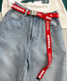 WEGO 【ユニセックス着用ITEM】Dickies　ロゴプリントベルト