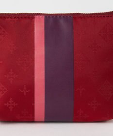 russet ラインプリントポーチ S(Z-227)