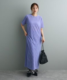 CRAFT STANDARD BOUTIQUE ベロアハーフスリーブワンピース