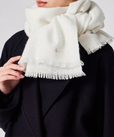 Paul Smith ダブルフェイス カシミヤ ドビー スカーフ