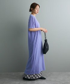 CRAFT STANDARD BOUTIQUE ベロアハーフスリーブワンピース