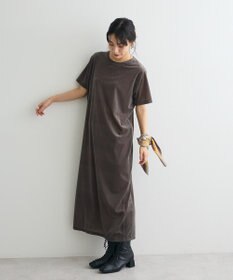 CRAFT STANDARD BOUTIQUE ベロアハーフスリーブワンピース