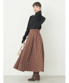 earth music&ecology ＴＲウールブレンドタートルネックプルオーバー