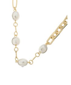 Green Parks ・ＨＡＬＦ　ＴＩＭＥ　チェーン×パールネックレス