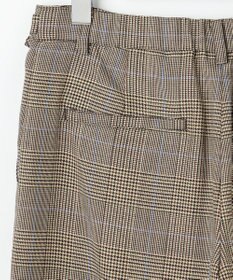 J.PRESS LADIES モナベールツイル チェック ワイド パンツ