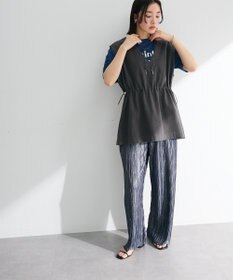 Green Parks セルフカットウェーブプリーツパンツ