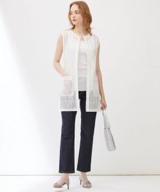 23区 【Indian Factory】アイレットレース ジレ