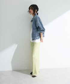 Green Parks セルフカットウェーブプリーツパンツ