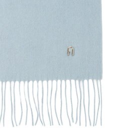 MOONBAT FURLA(フルラ）【WEB限定】ウール100％ アーチロゴ 無地ストール 190cm×60cm