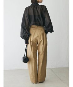 Green Parks AnriettMusee シアーボウタイブラウス