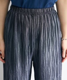 Green Parks セルフカットウェーブプリーツパンツ