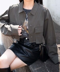 WEGO ミリタリーショートシャツ