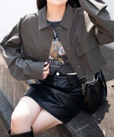 WEGO ミリタリーショートシャツ