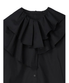 earth music&ecology ラッフルフリルチュニックブラウス